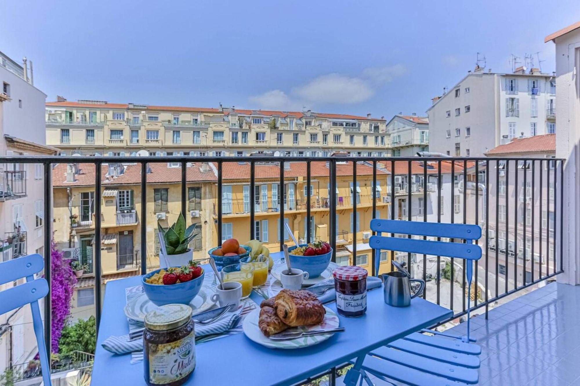Appartement Massena Cours - Terrasse - Zone Pietonne à Nice Extérieur photo
